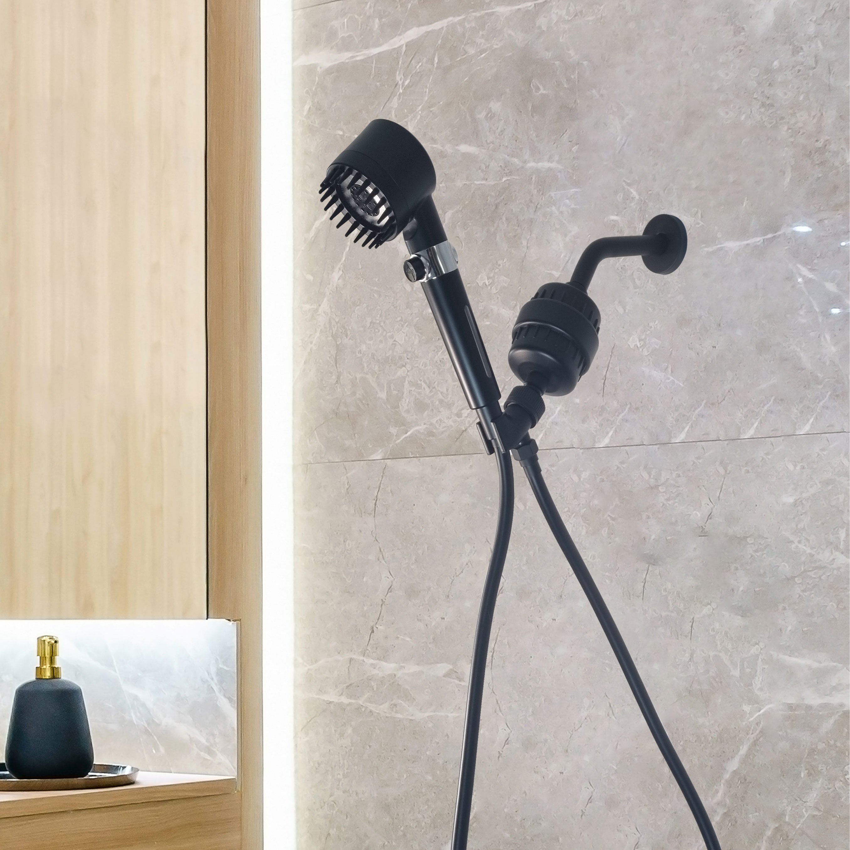 Mineraltream masszázs szűrt zuhanyfej