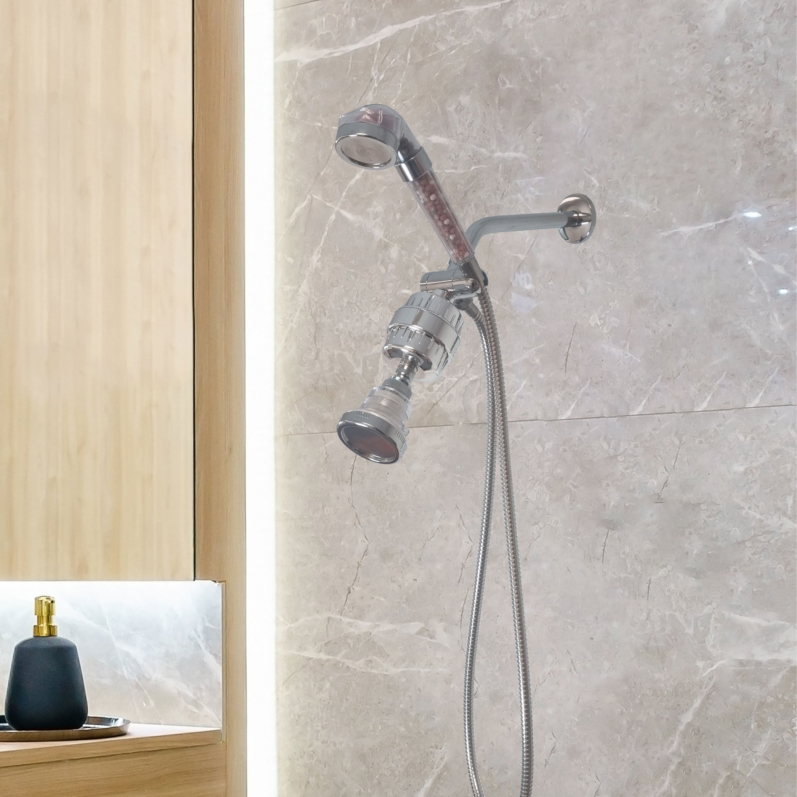 MineralStream ™ LED ionos zuhanyfej