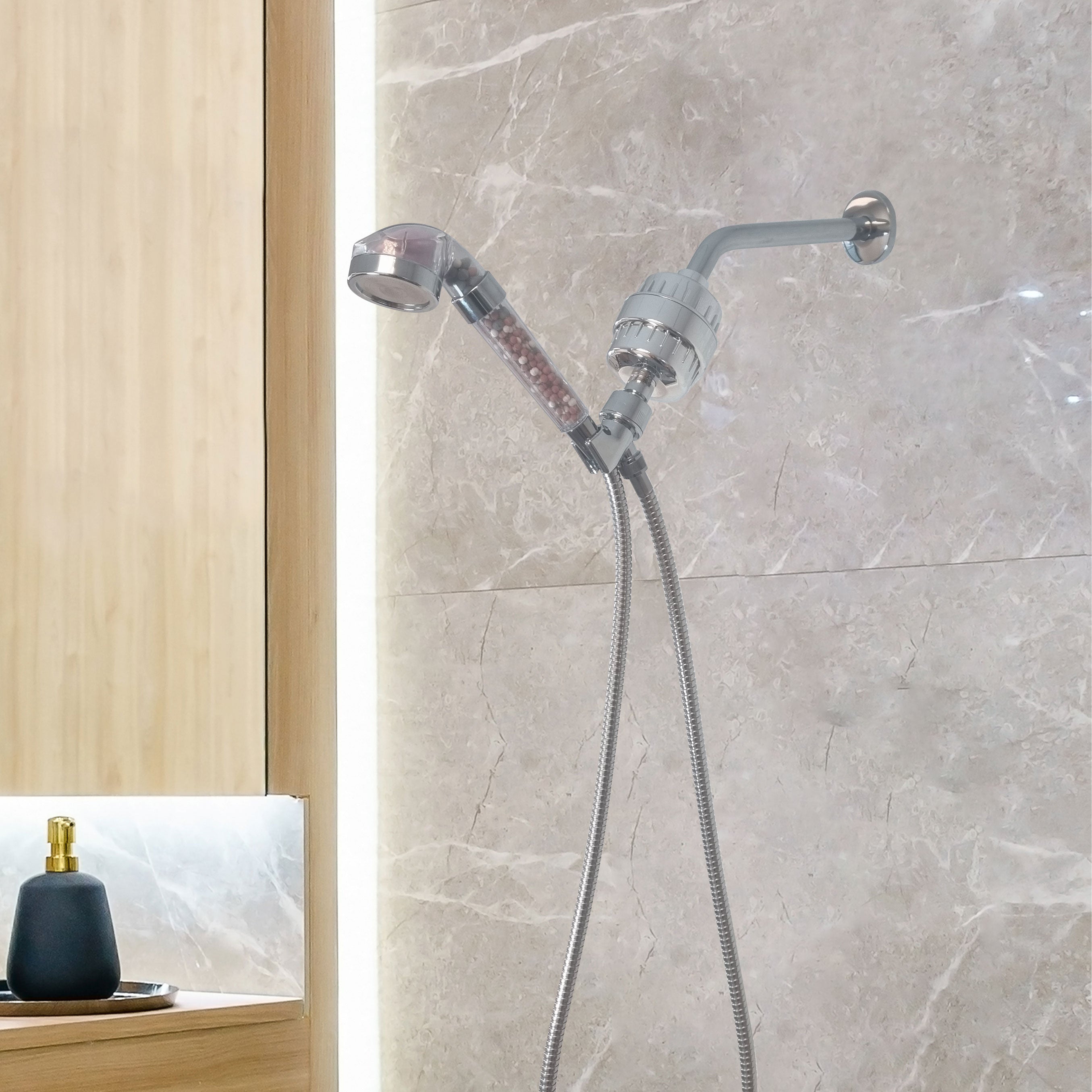 MineralStream ™ LED ionos zuhanyfej
