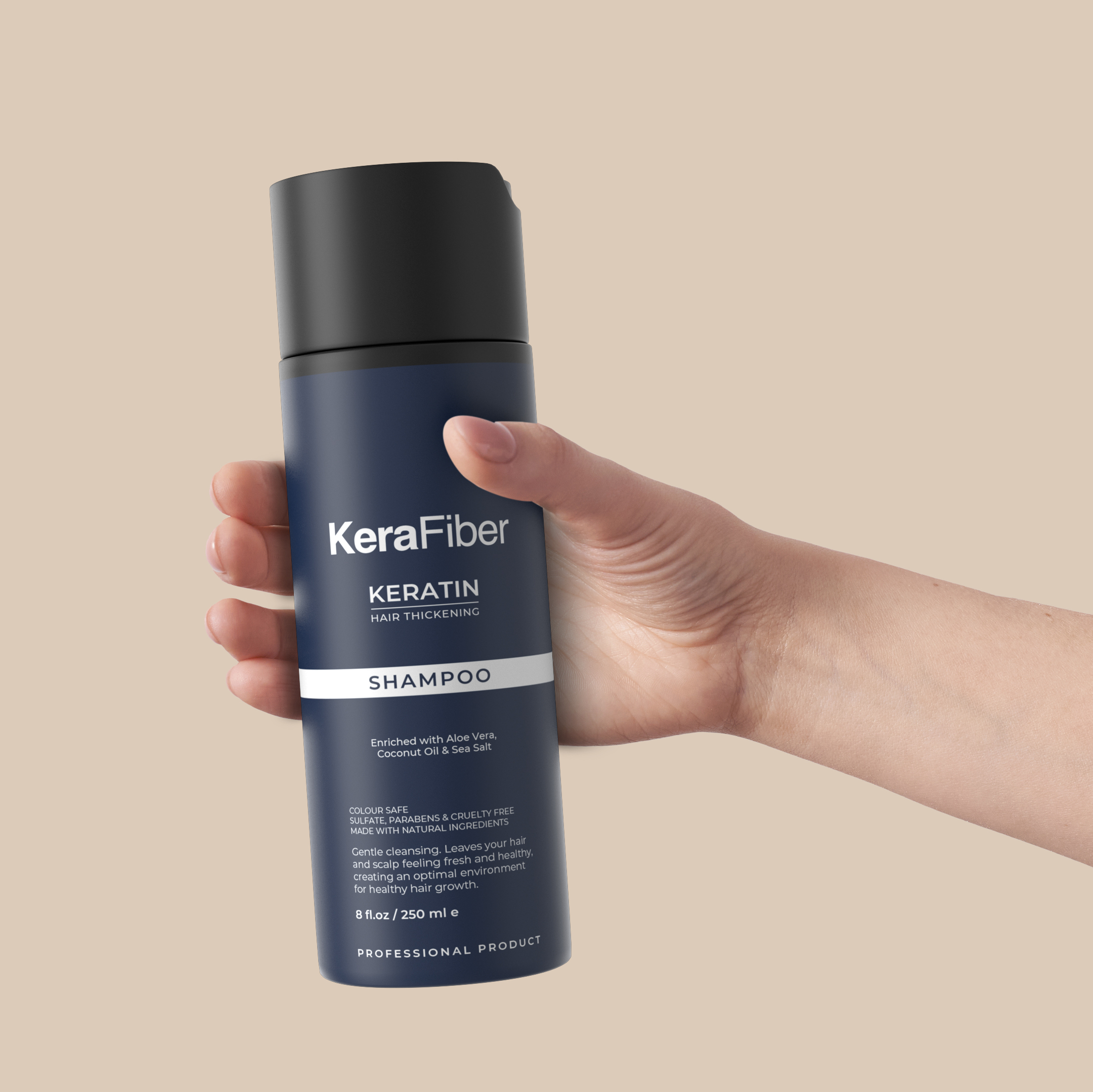 Keratin kemény víz sampon