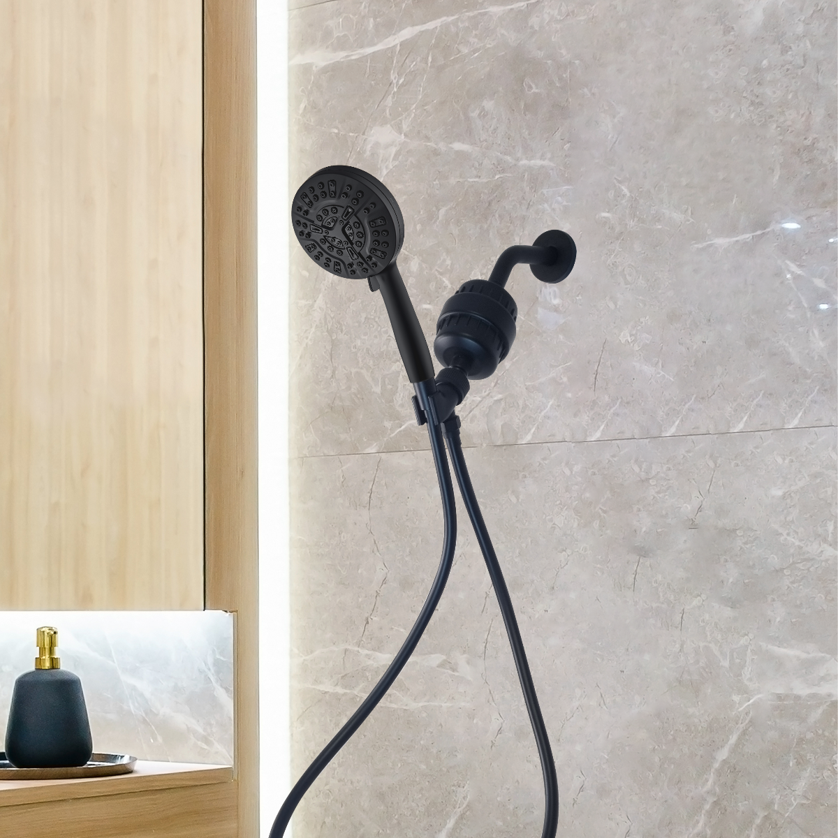 Luxe 10 módú zuhanyfej teljes zuhanykészlet