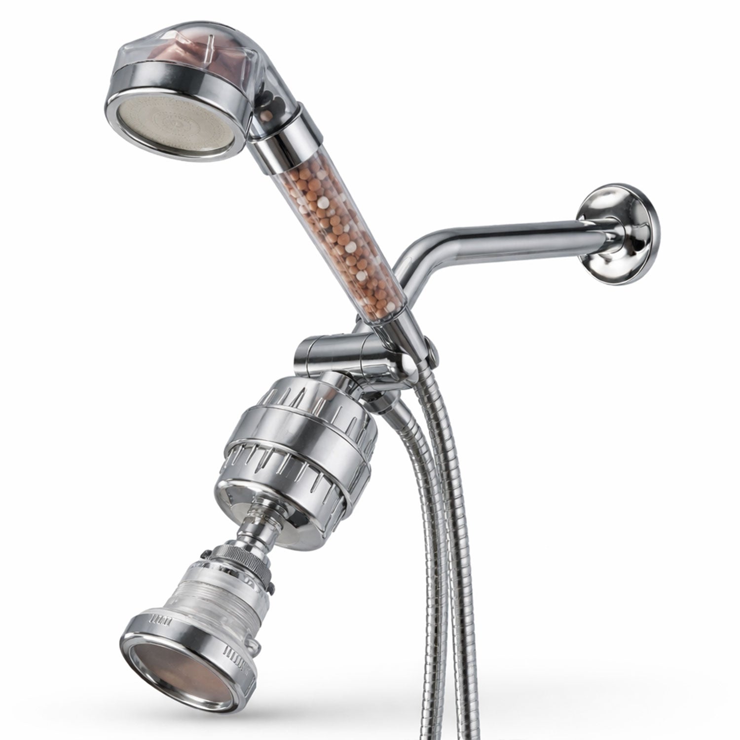 LED Ionic Dual Shower System