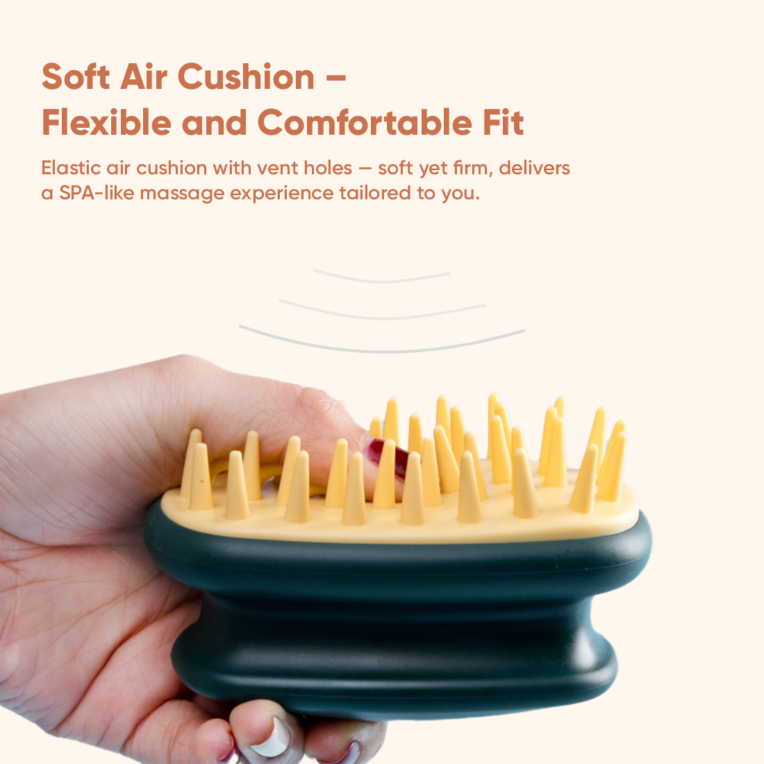 Zuhany fejbőr masszőr