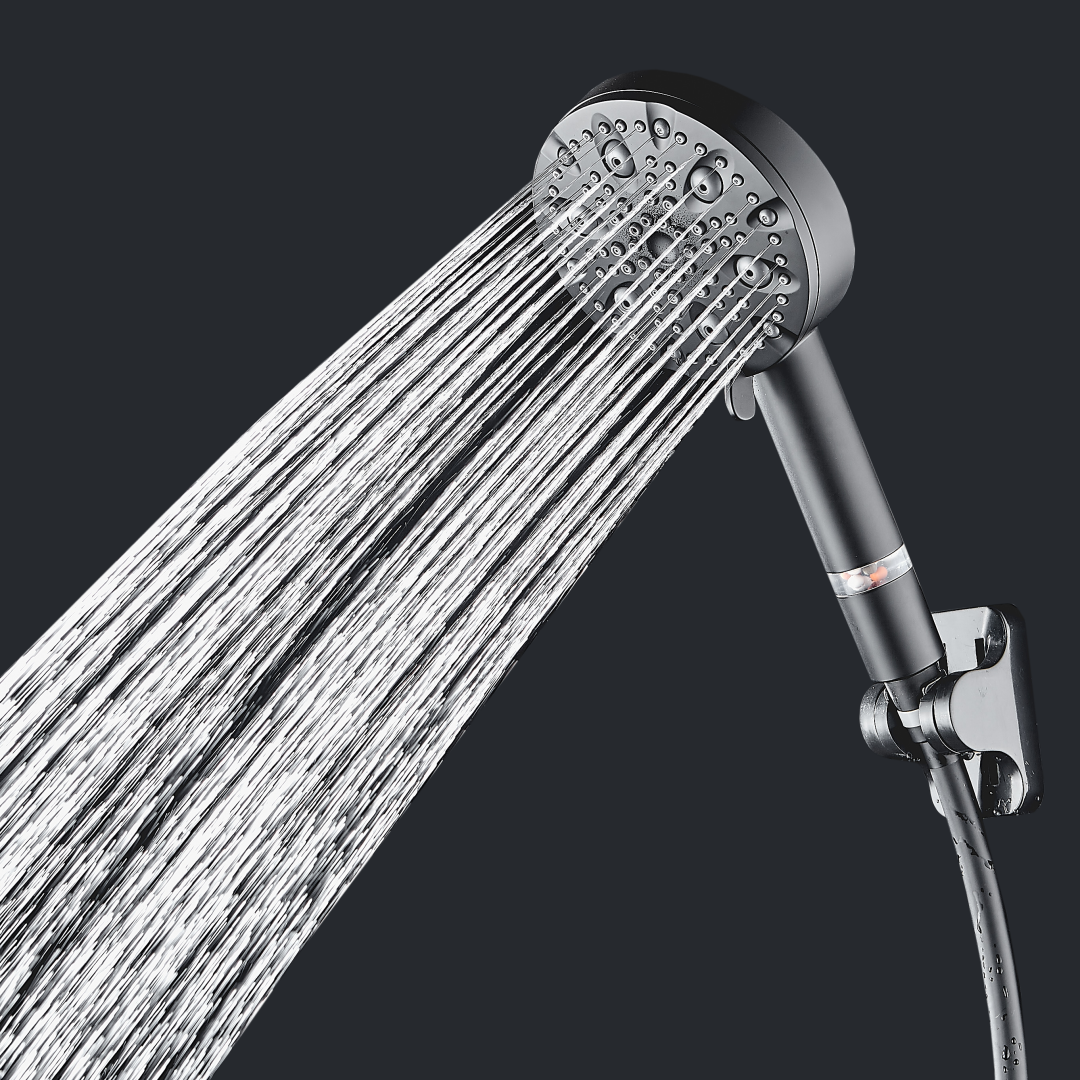 MineralStream Luxe 9 módú nagynyomású zuhanyfej (szűrt)