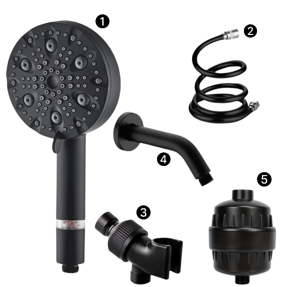 MineralStream Luxe 9 Mode High Pressure Showerhead (Filtered)