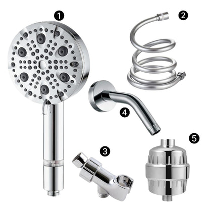 MineralStream Luxe 9 Mode High Pressure Showerhead (Filtered)