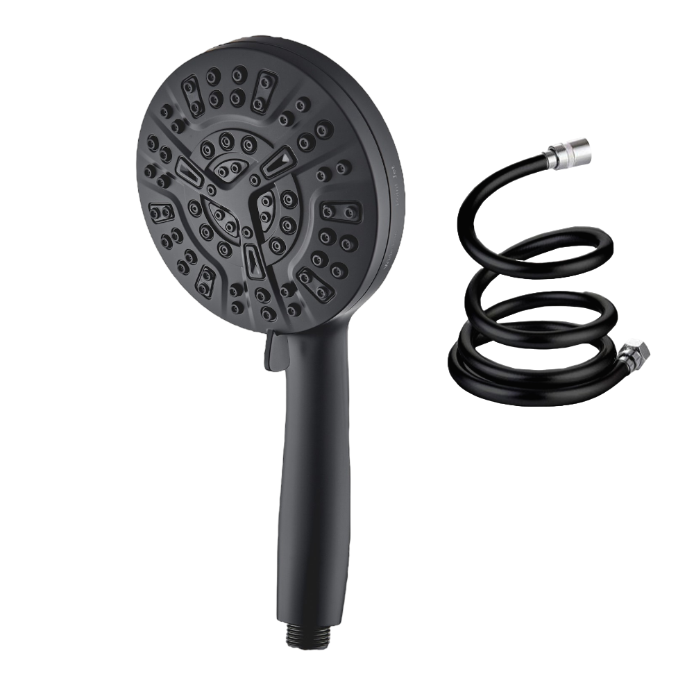 High Pressure 10-mode shower head with Hose