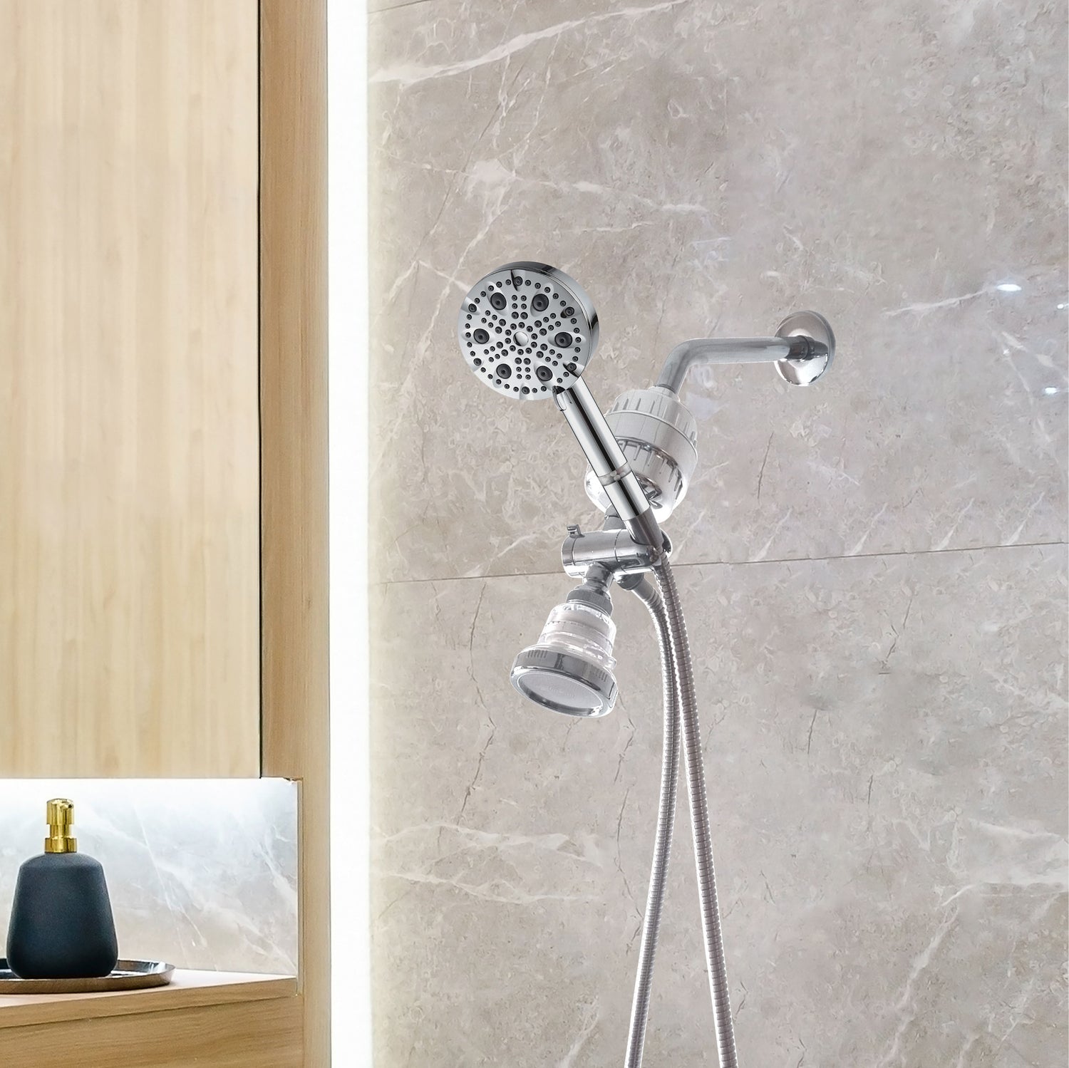 Luxe 9 módú kettős zuhanyrendszer