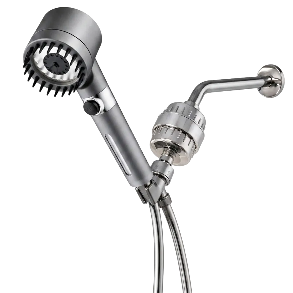 Ultimate Shower Massage Shower Head Complete Shower Kit
