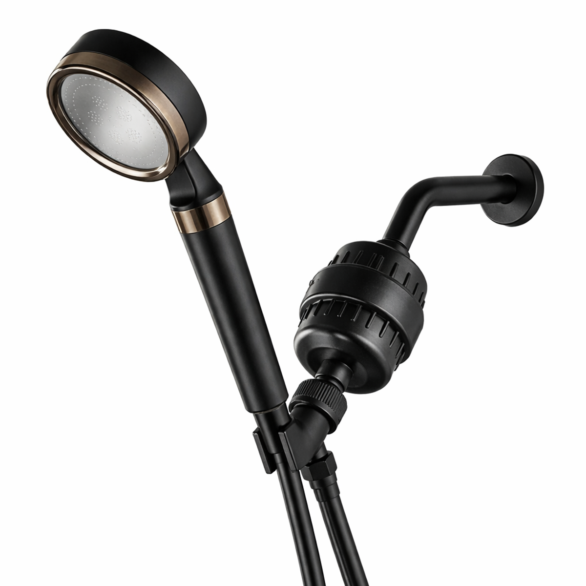 MineralStream ™ fekete - C -vitamin teljes zuhanykészlet